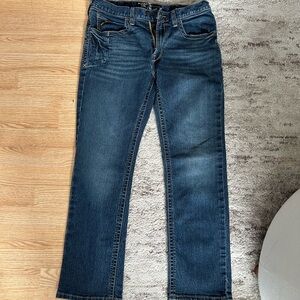 Ariat Men's Rebar Relaxed Boot M4 Dark Blue Straight Jeans